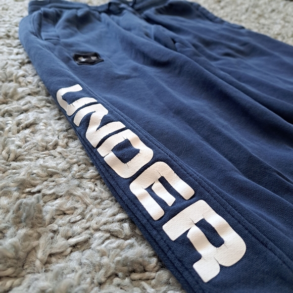 Under Armor | Navy blue white logo women's sweat pant / jogger - Picture 5 of 14